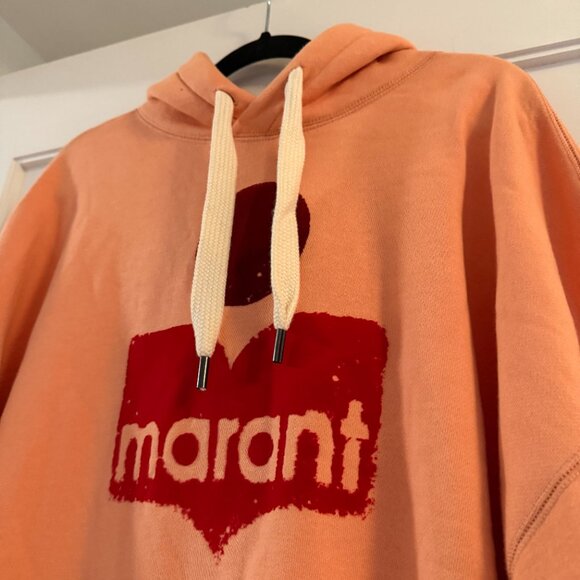 Isabel Marant Miley Drawstring Hoodie Sweatshirt Kangaroo Pocket - Picture 5 of 7